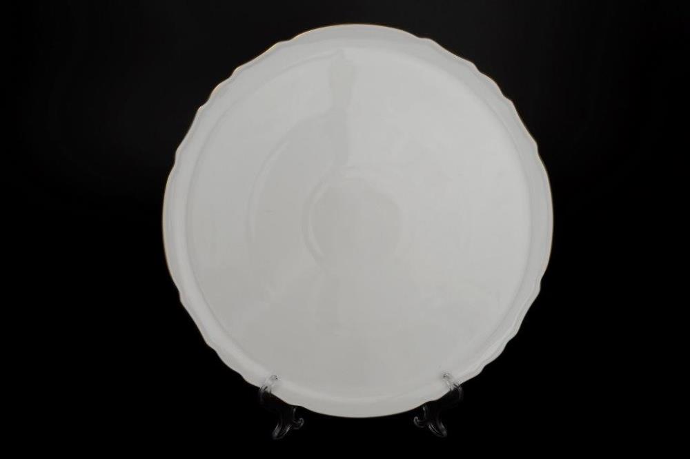 Тарелка для пиццы Bernadotte Белый узор 32 см