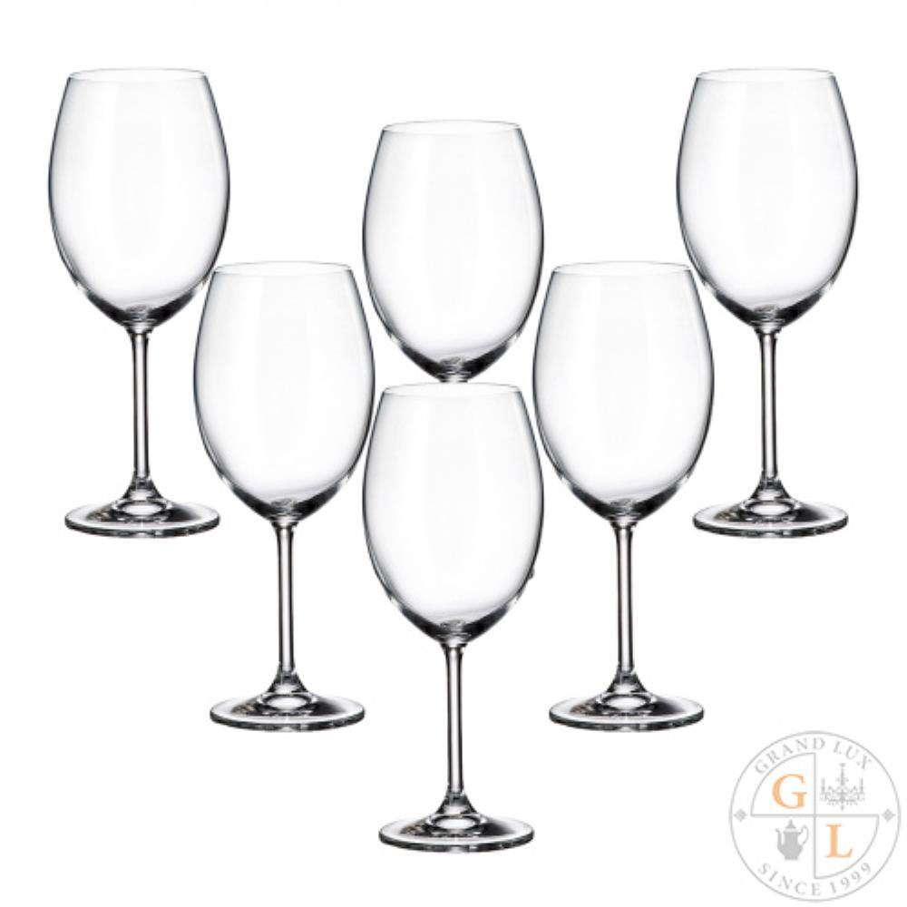 Набор бокалов для вина Crystalite Bohemia Colibri/Gastro 580 мл (6 шт)