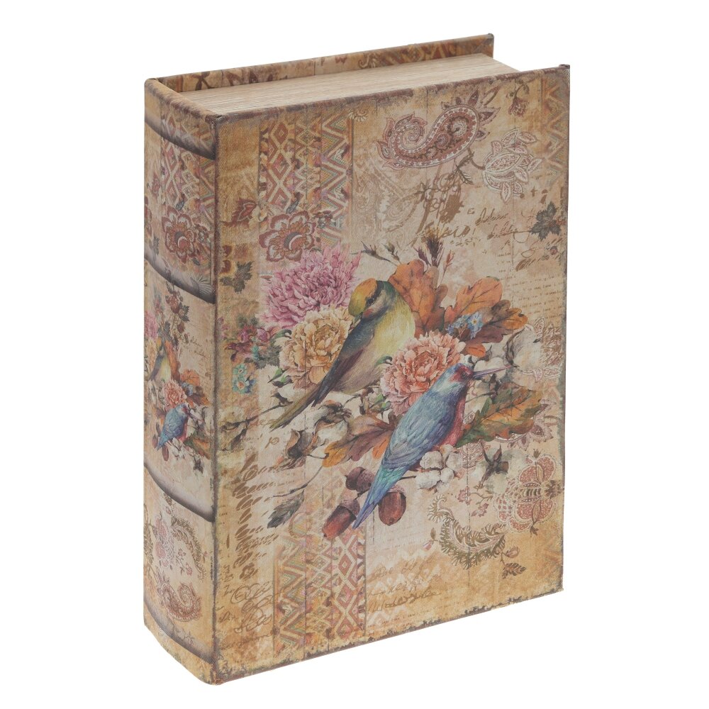 Шкатулка-книга с кодовым замком, L18 W7 H27 см