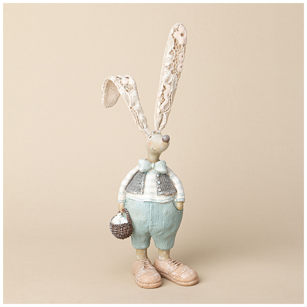 ФИГУРКА ДЕКОРАТИВНАЯ КРОЛИК 9.5*6.5*28 СМ