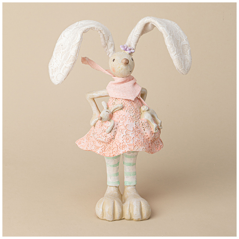 ФИГУРКА ДЕКОРАТИВНАЯ КРОЛИК  10X10X29.5СМ