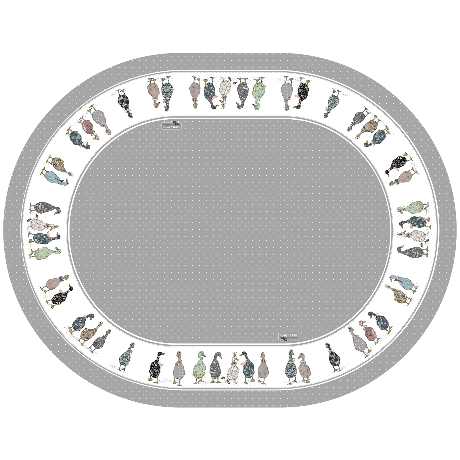 СКАТЕРТЬ ОВАЛЬНАЯ 