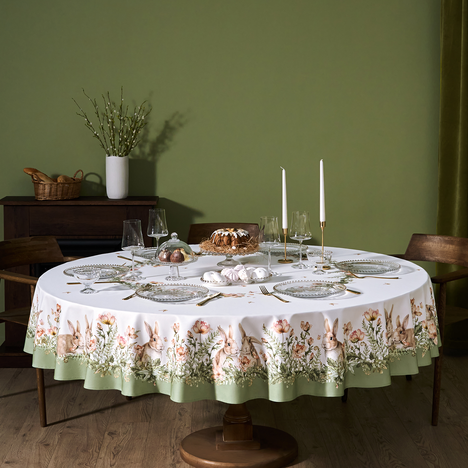 СКАТЕРТЬ КРУГЛАЯ 