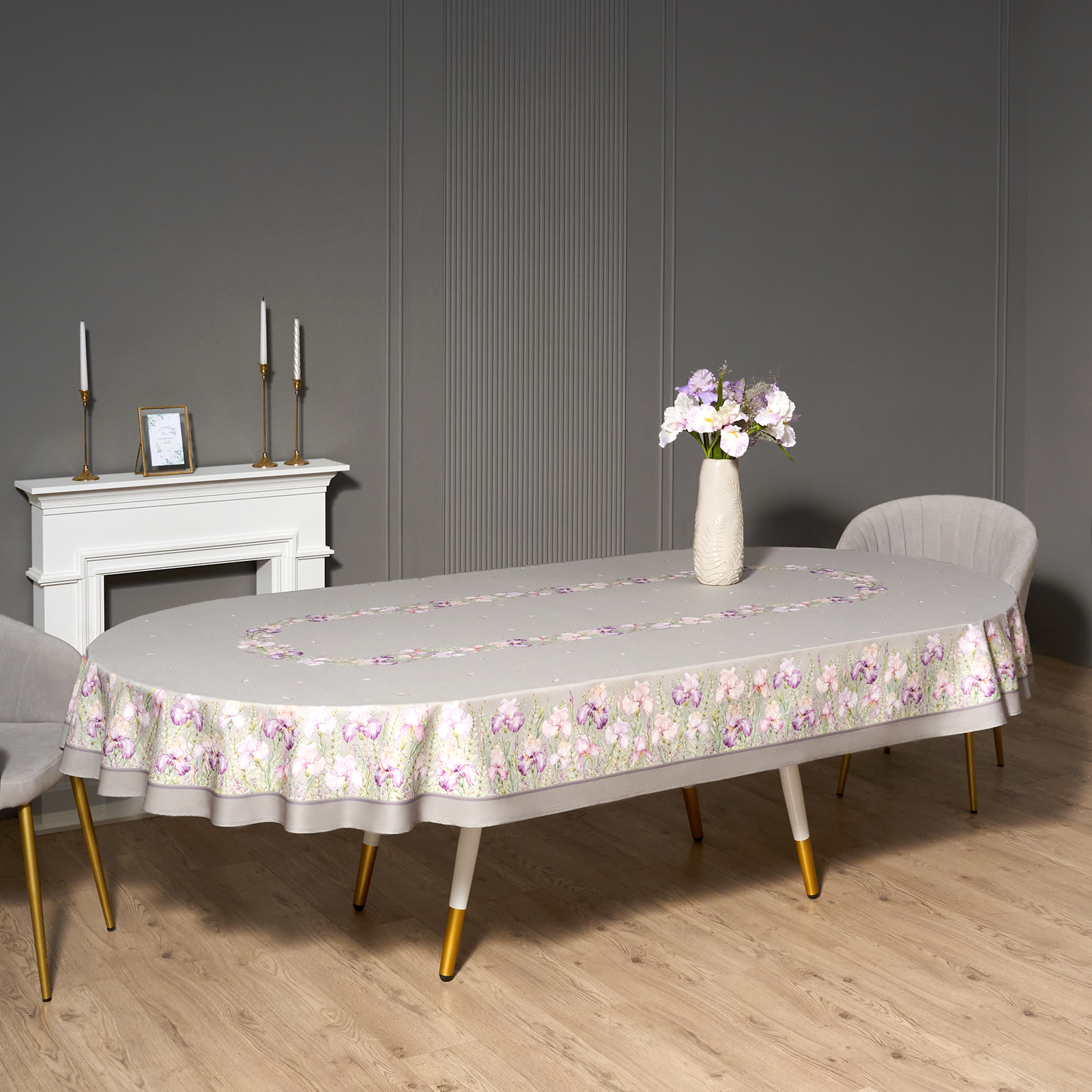 СКАТЕРТЬ  ОВАЛЬНАЯ  