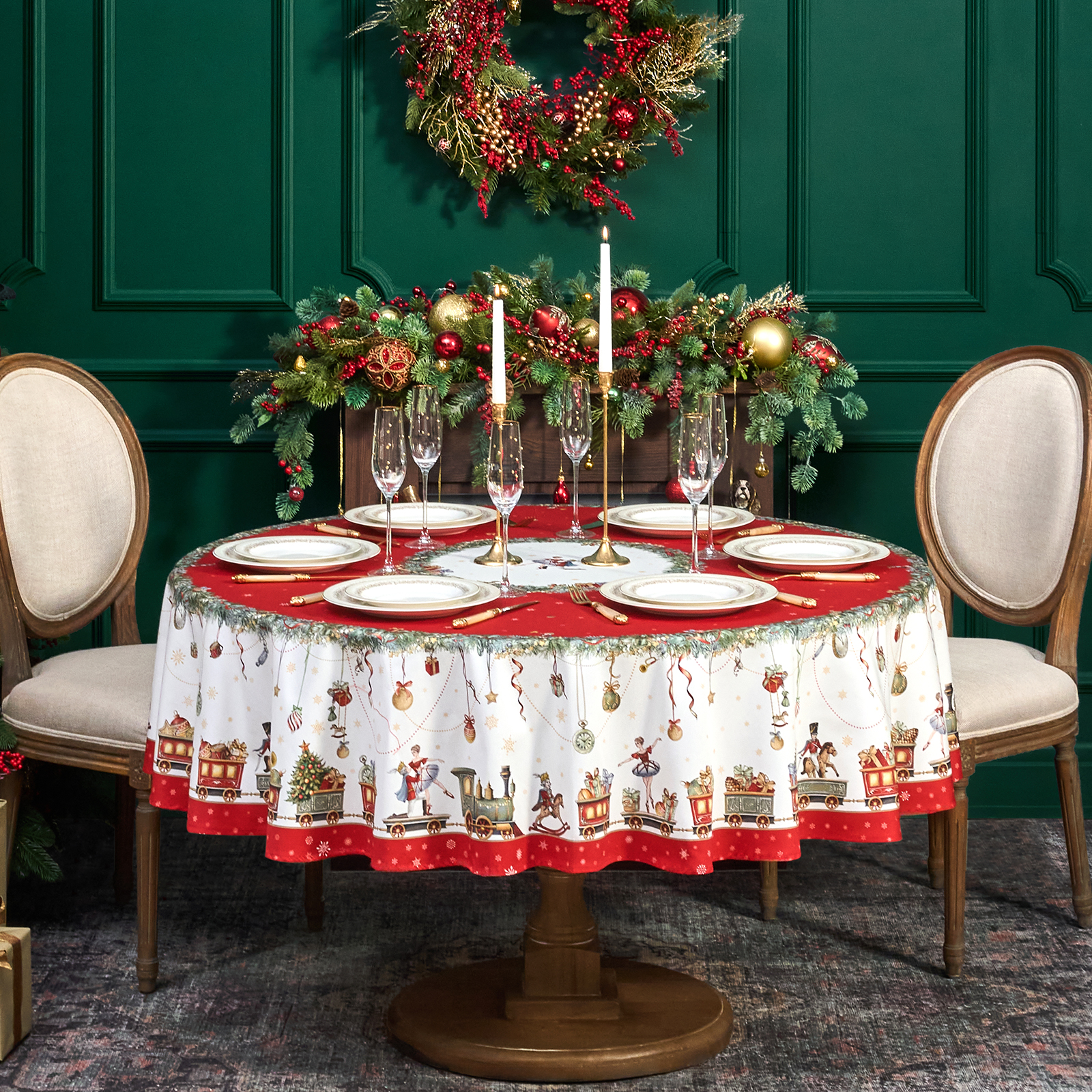 СКАТЕРТЬ КРУГЛАЯ СКАТЕРТЬ КРУГЛАЯ