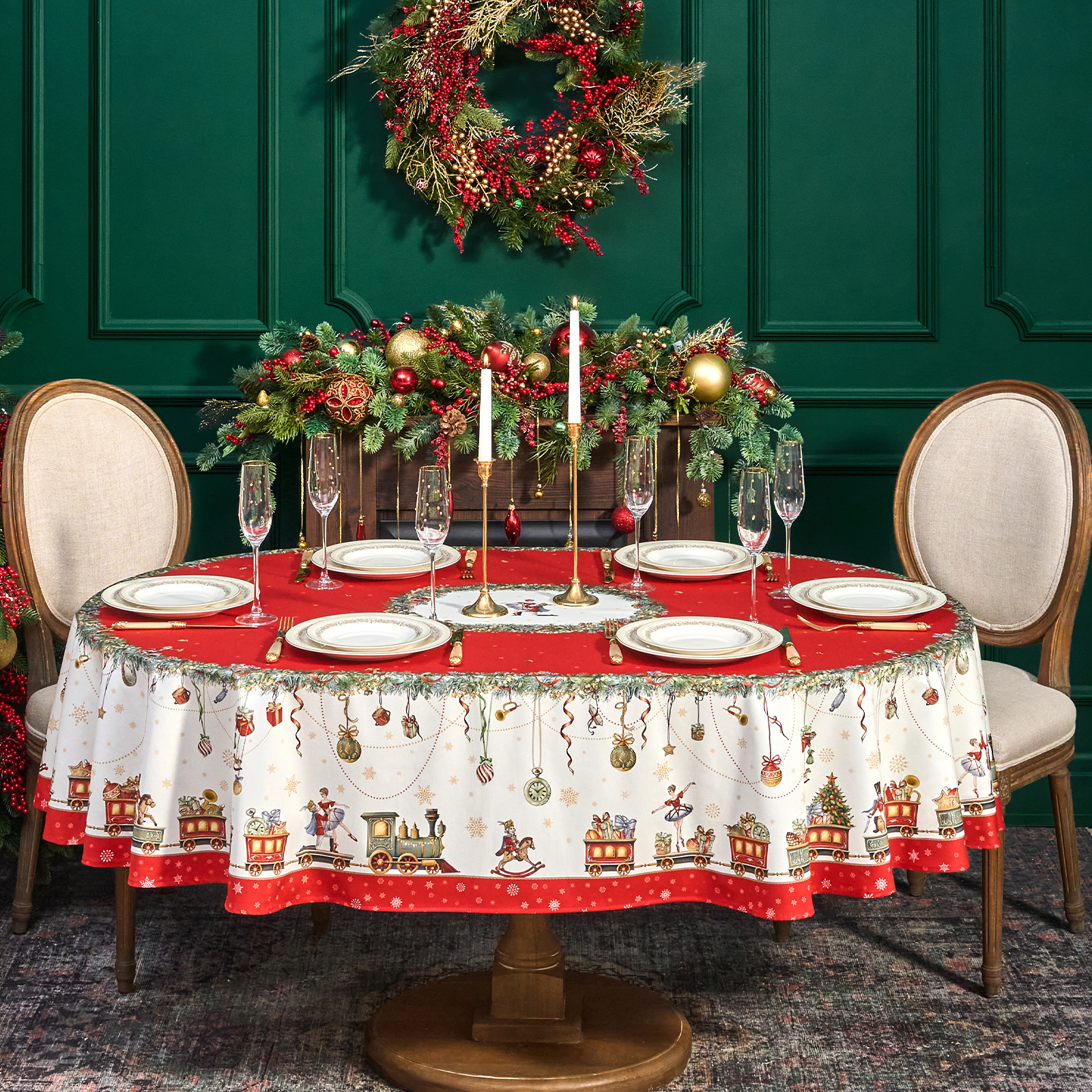 СКАТЕРТЬ ОВАЛЬНАЯ 