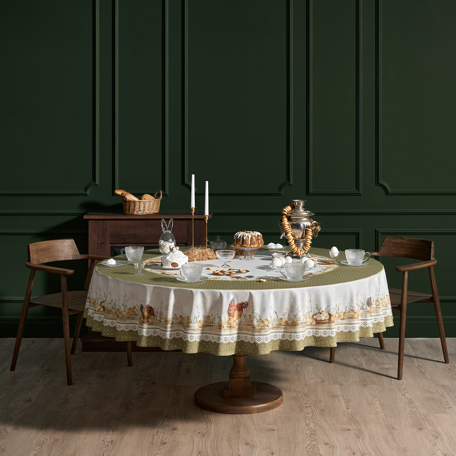 СКАТЕРТЬ КРУГЛАЯ 