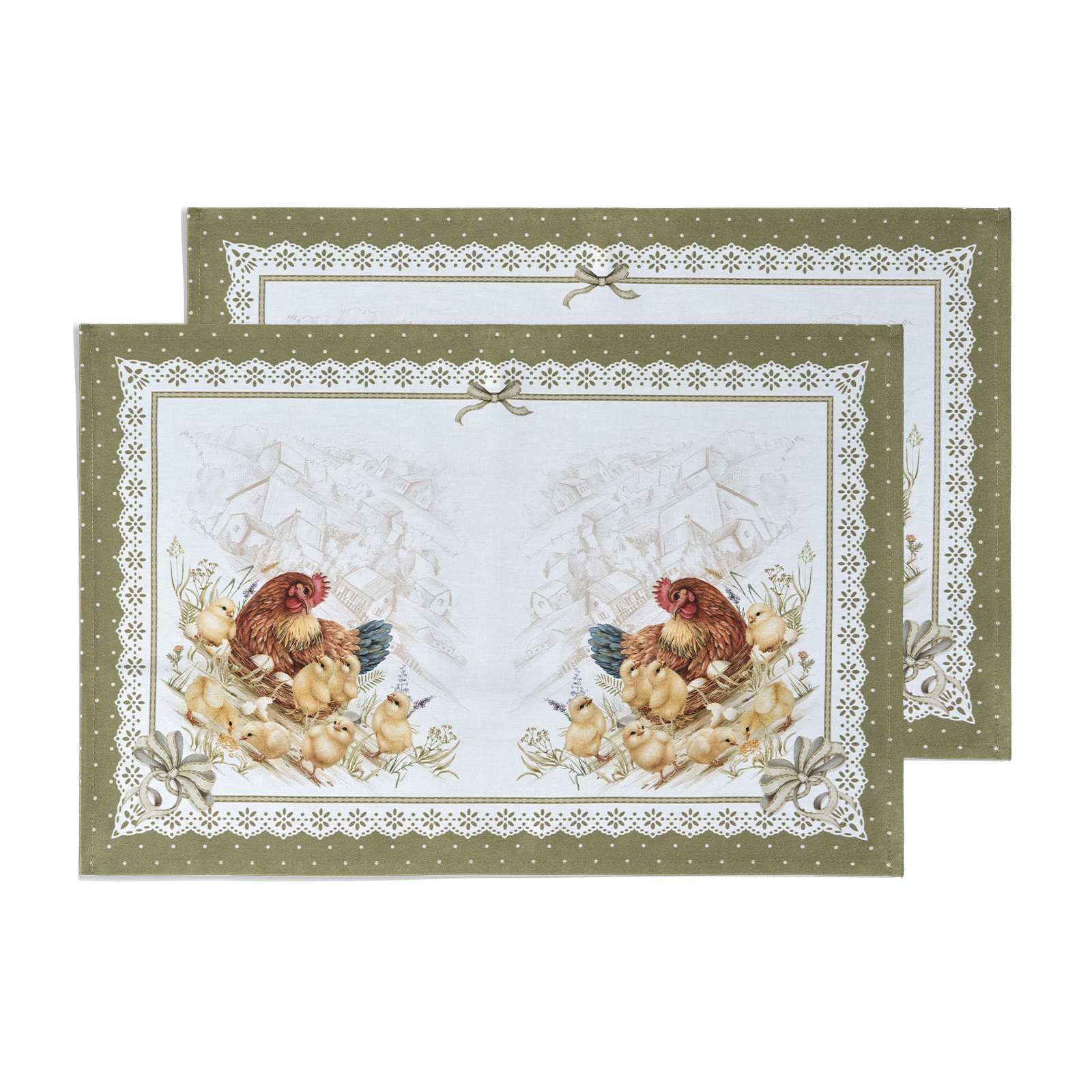 НАБОР ПОЛОТЕНЕЦ 2 ШТ 