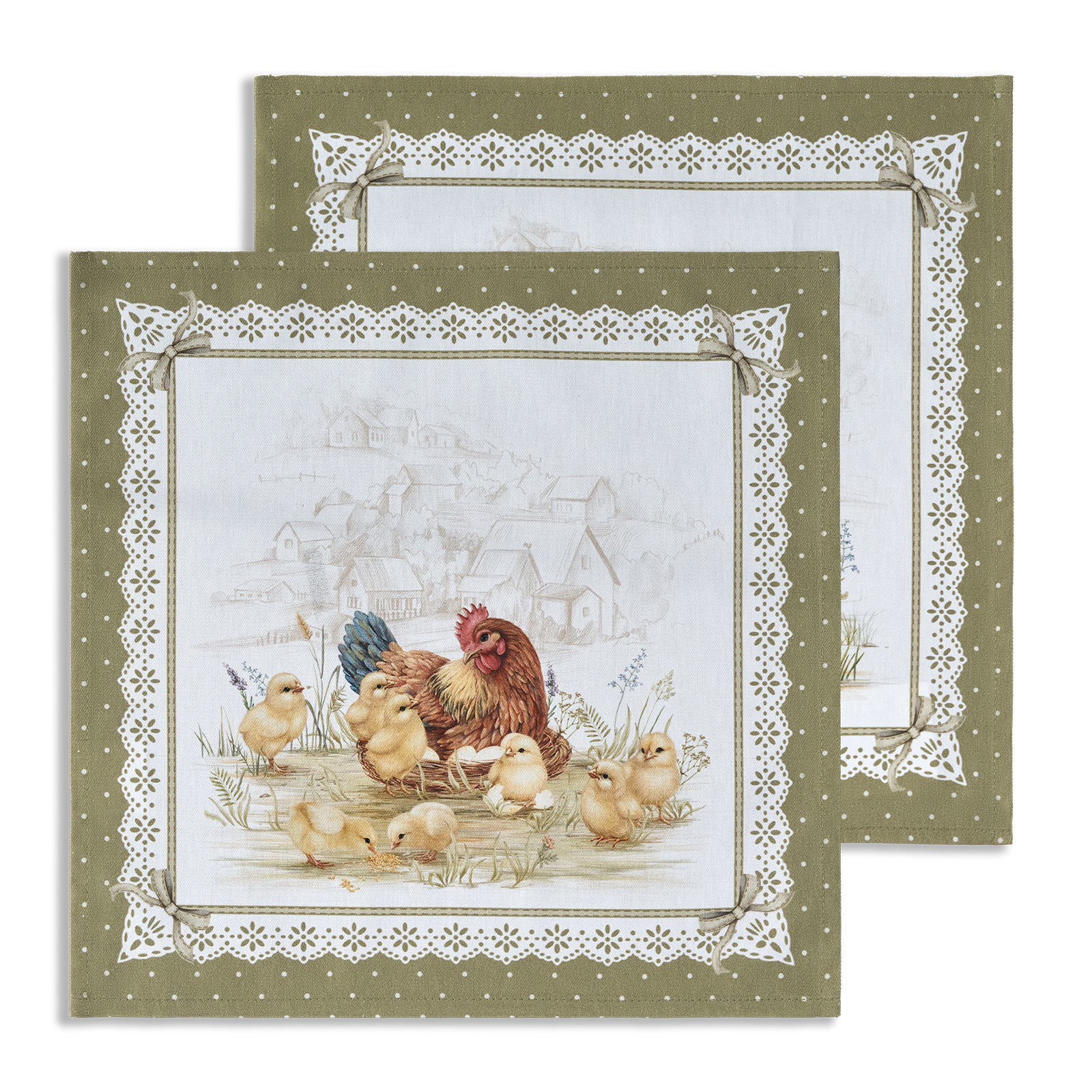 НАБОР САЛФЕТОК 2 ШТ 