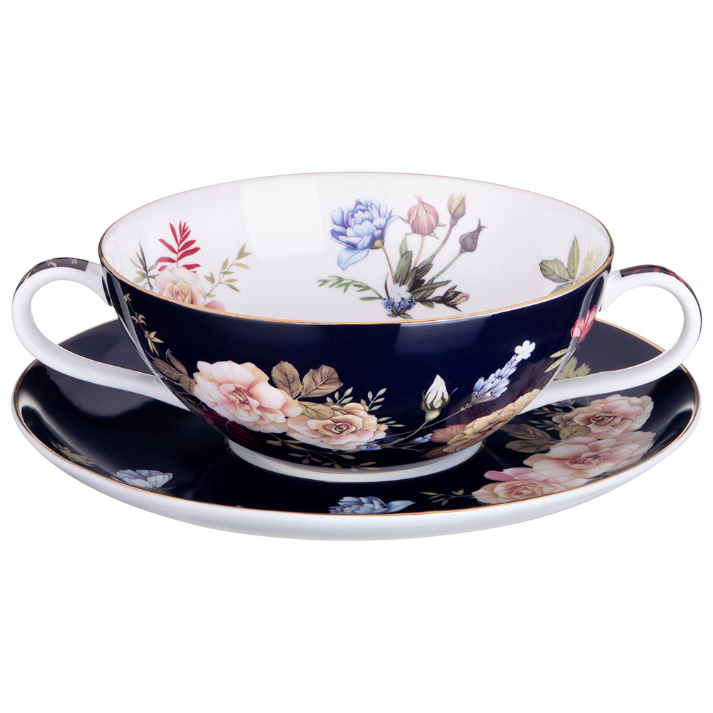 БУЛЬОННИЦА С БЛЮДЦЕМ LEFARD 