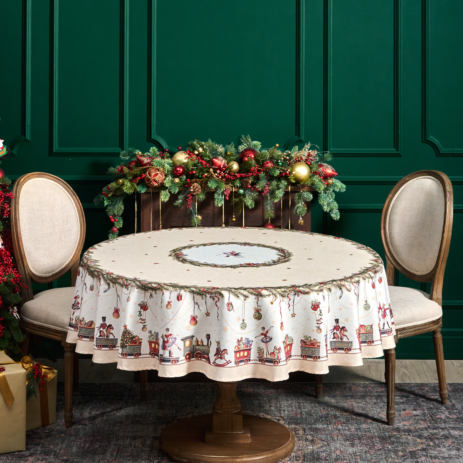 СКАТЕРТЬ D145 CM КРУГЛАЯ, СКАТЕРТЬ D145 CM КРУГЛАЯ,