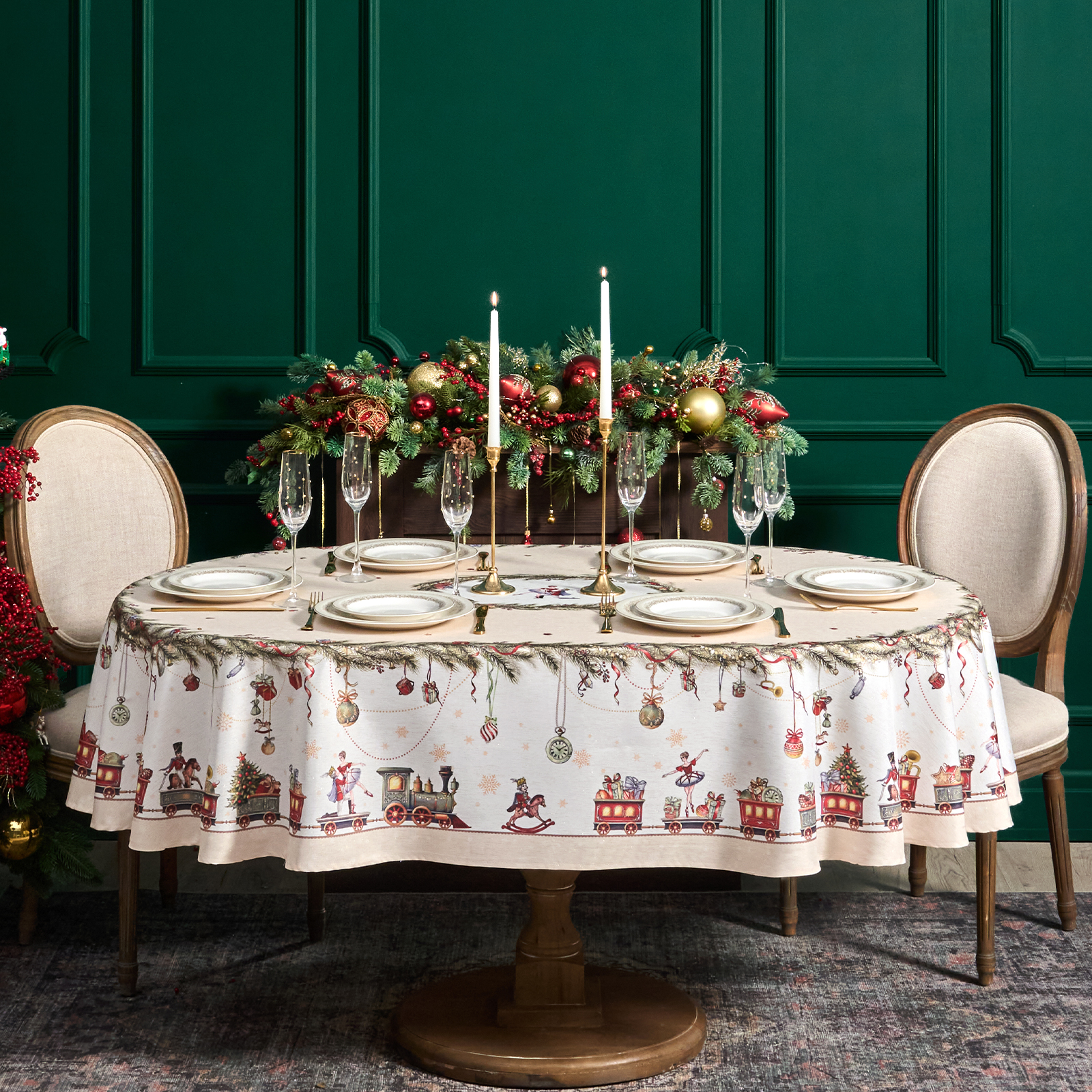 СКАТЕРТЬ 160Х220 CM ОВАЛЬНАЯ, СКАТЕРТЬ 160Х220 CM ОВАЛЬНАЯ,