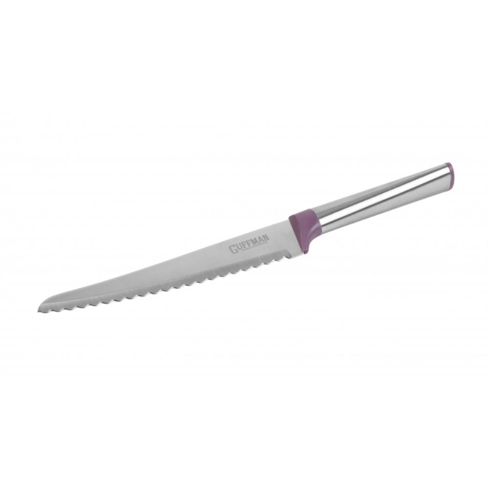 M04-177-KP Нож для хлеба, пурпурный