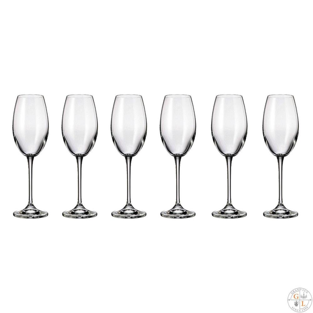 Набор бокалов для вина Crystalite Bohemia Fulica 300 мл (6 шт)