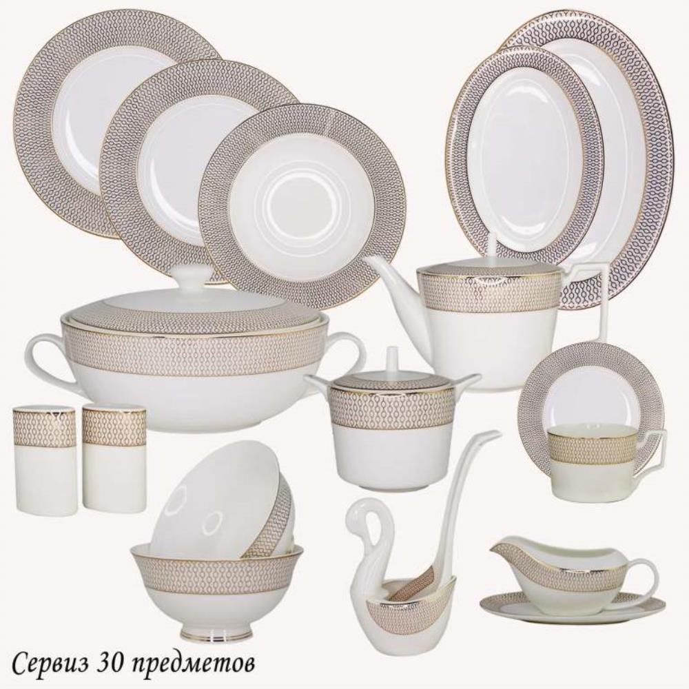 145-536 Обеденный сервиз 105пр. СЕВИЛЬЯ в под.уп.(х0,5)Костяной фарфор 145-536 Обеденный сервиз 105пр. СЕВИЛЬЯ в под.уп.(х0,5)Костяной фарфор