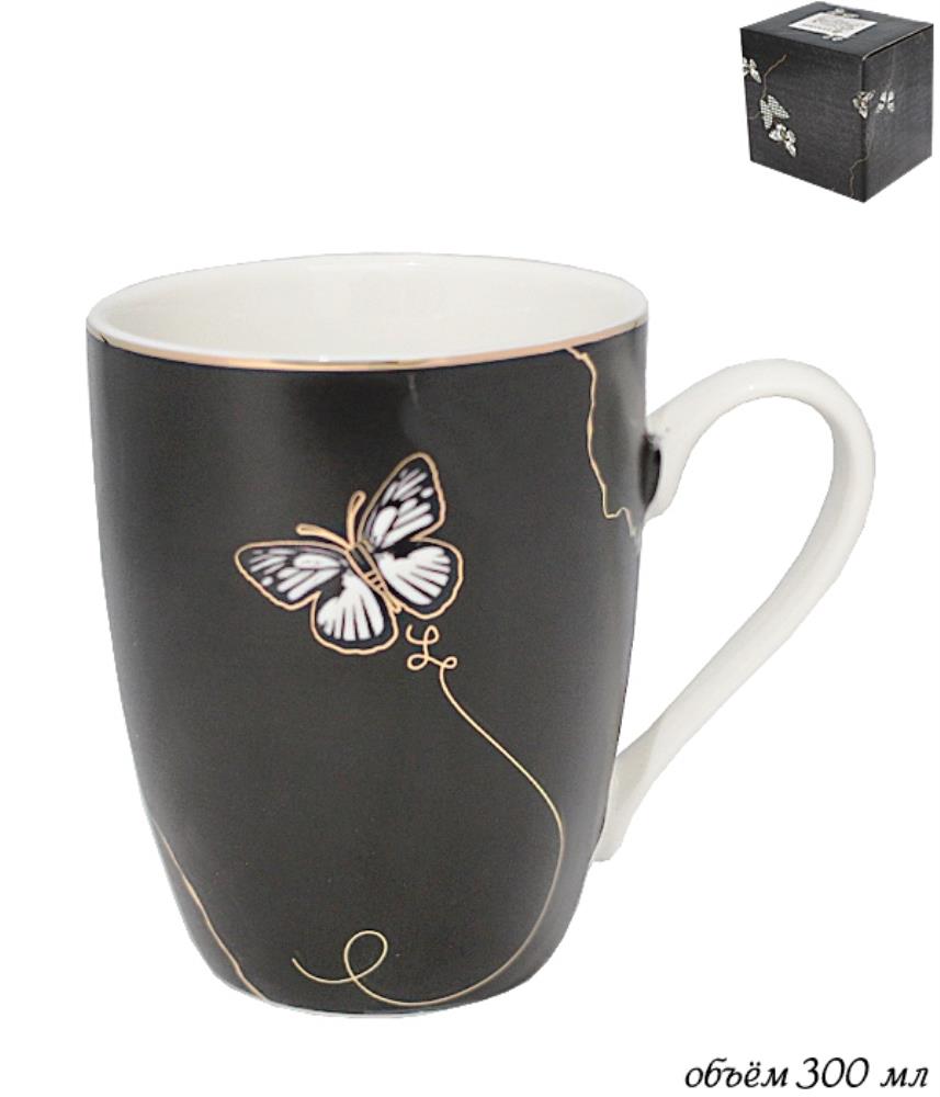 133-101 Кружка 320 мл Butterfly в под.уп.(х48)Фарфор 133-101 Кружка 320 мл Butterfly в под.уп.(х48)Фарфор