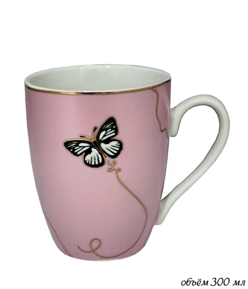 133-102 Кружка 320 мл Butterfly в под.уп.(х48)Фарфор 133-102 Кружка 320 мл Butterfly в под.уп.(х48)Фарфор