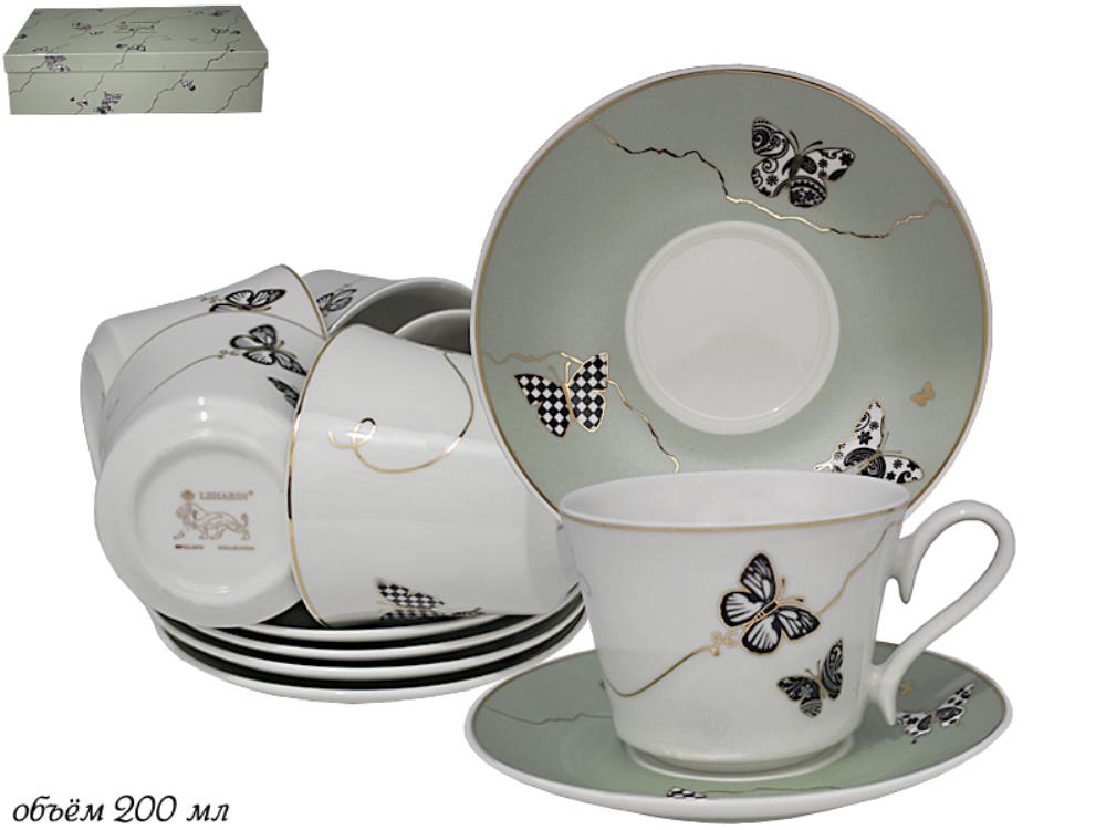 133-100 Чайный набор 12пр. 220 мл Butterfly в под.уп.(х6)Фарфор 133-100 Чайный набор 12пр. 220 мл Butterfly в под.уп.(х6)Фарфор