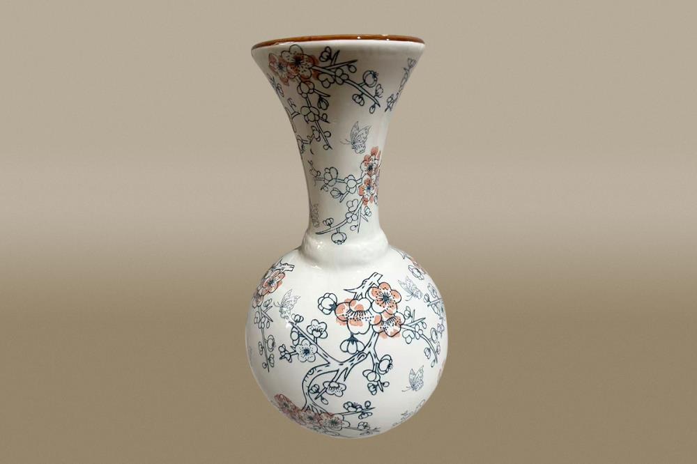 Ваза для цветов 19х30см фарфор кратно 1 Ваза для цветов 19х30см фарфор кратно 1