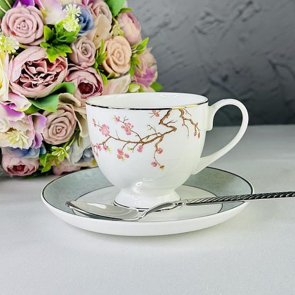 145-631 Чайный набор 12пр. 250 мл САКУРА в под.уп.(х10)Костяной фарфор 145-631 Чайный набор 12пр. 250 мл САКУРА в под.уп.(х10)Костяной фарфор