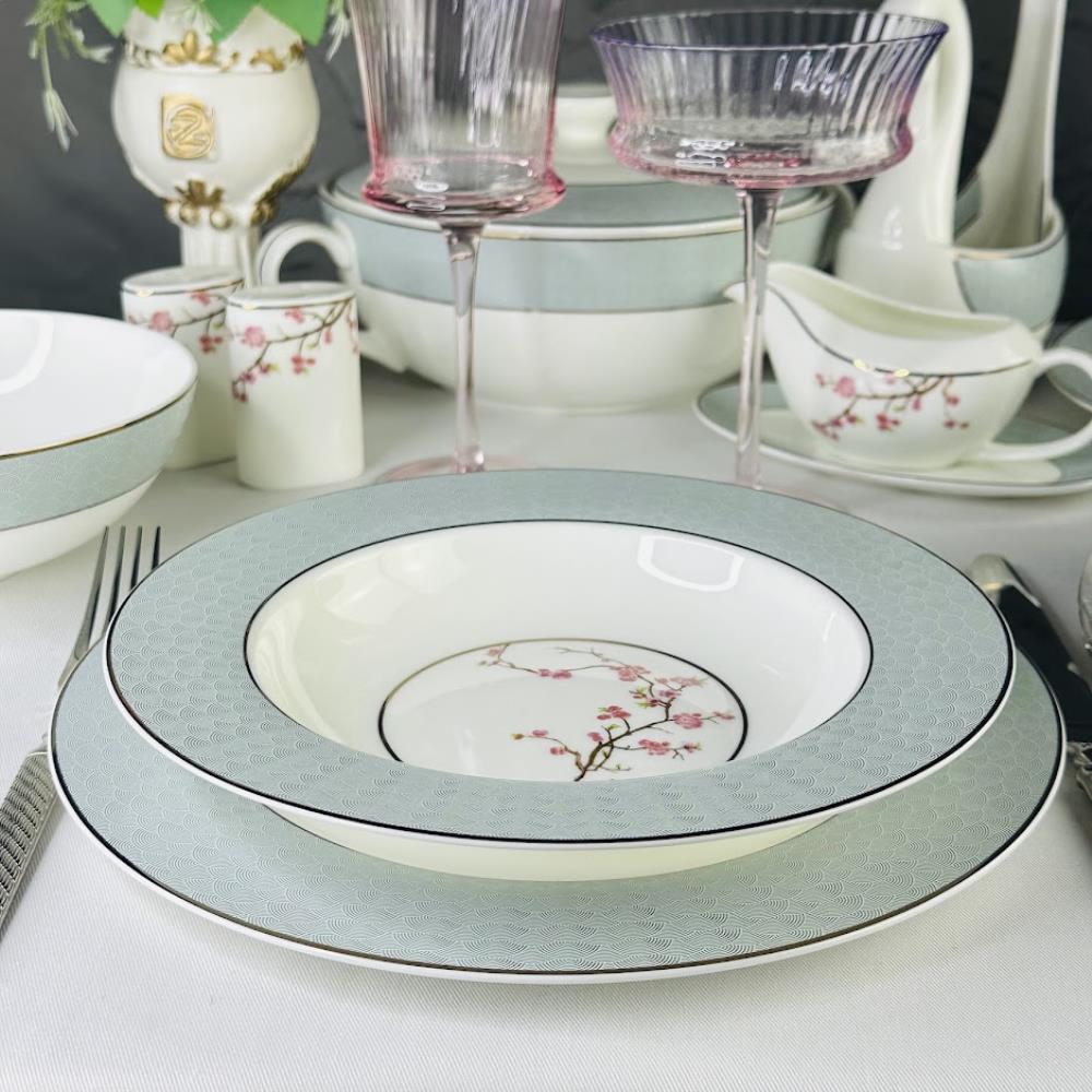 145-634 Набор из 6 глубоких тарелок 23см САКУРАуп.(х6)Костяной фарфор 145-634 Набор из 6 глубоких тарелок 23см САКУРАуп.(х6)Костяной фарфор