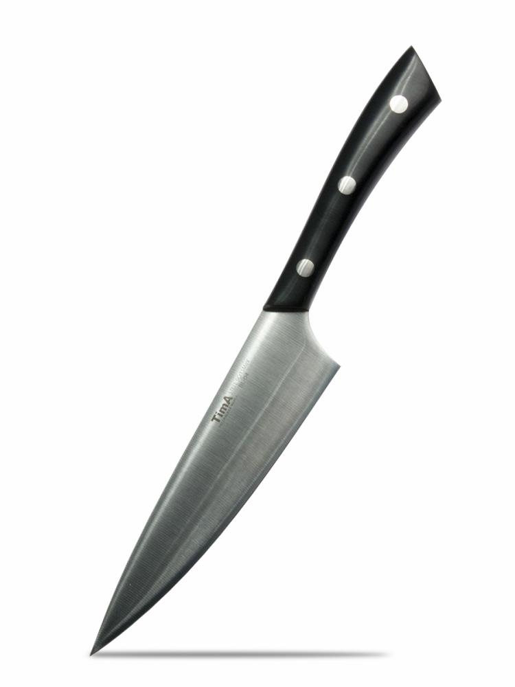 Нож шеф TimA серия BlackLine, 152мм