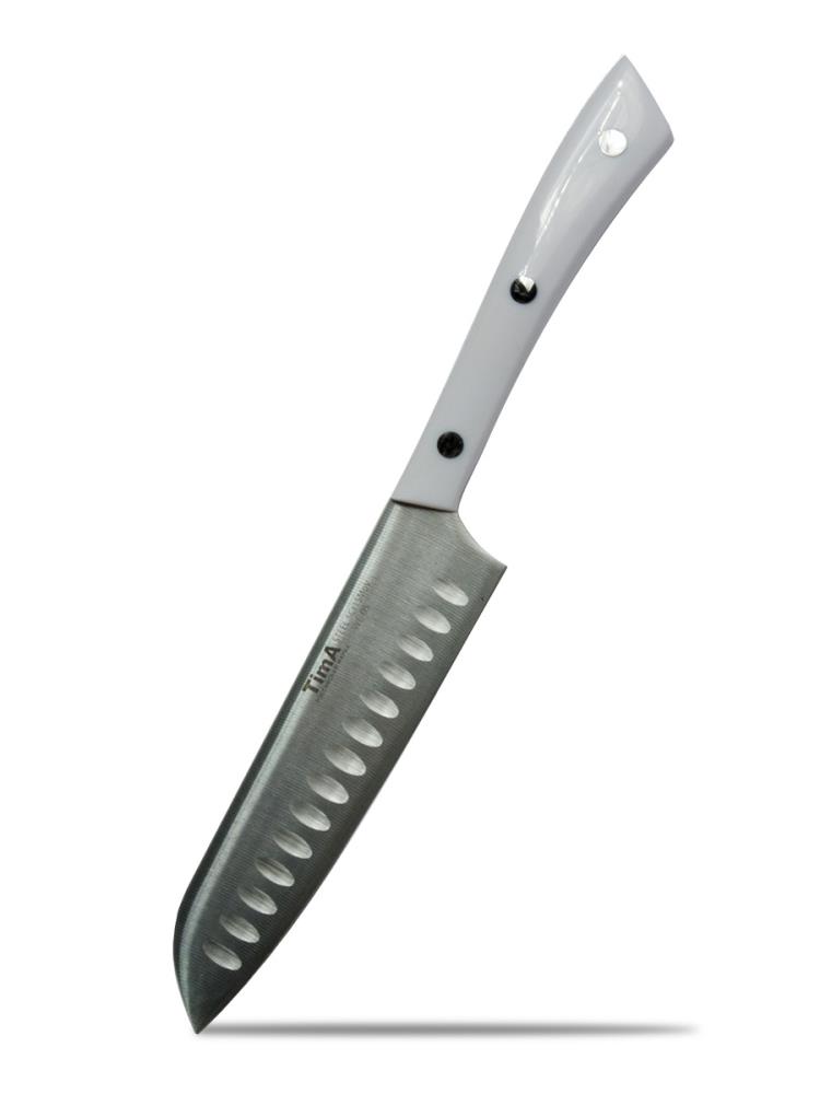 Нож сантоку TimA серия WhiteLine, 127мм