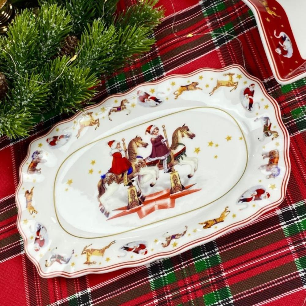 305-168 Набор из 2 прямоугольных блюд 25х16х2см НОВЫЙ ГОД в под.уп.(х12)Фарфор 305-168 Набор из 2 прямоугольных блюд 25х16х2см НОВЫЙ ГОД в под.уп.(х12)Фарфор