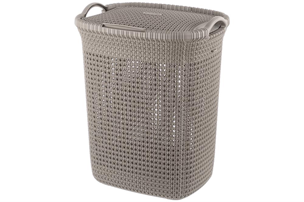 Корзина для белья 37 л 39*31,5*50 см с крышкой 