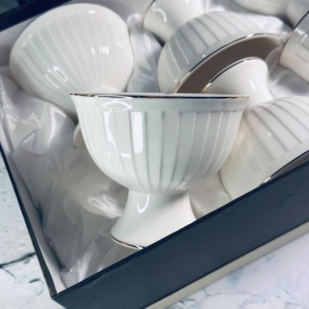 102-038 Набор из 6 креманок 11,5см  MARZIPAN GREY в под.уп.(х6)