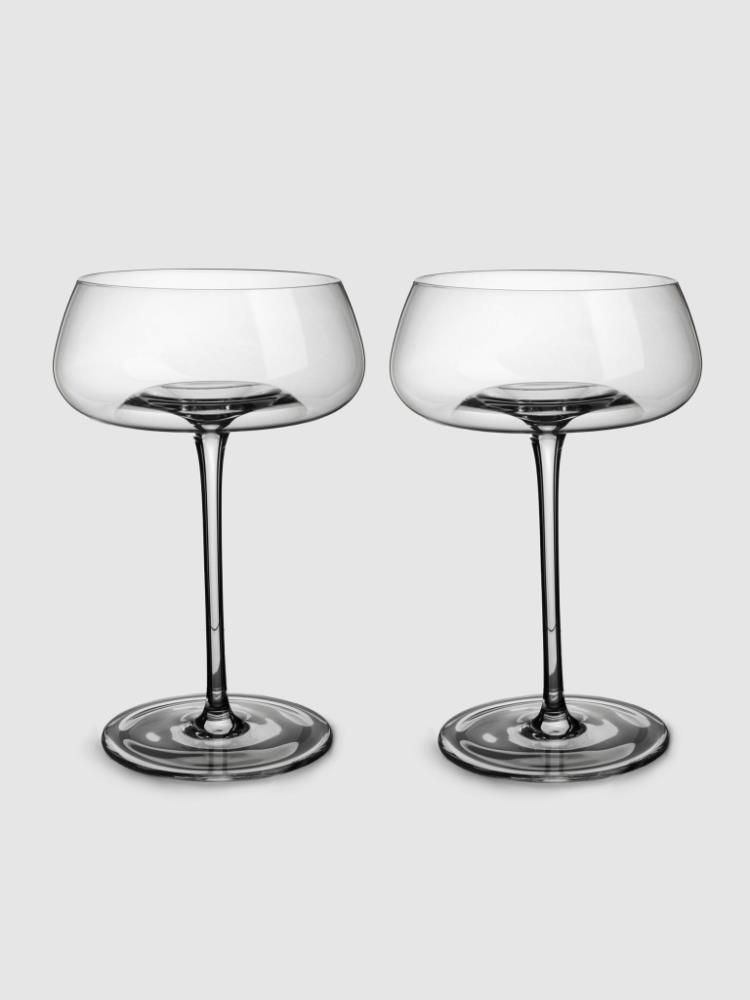 Бокал-креманка для шампанского, 270 мл, 2 шт, кристальное стекло, Opera