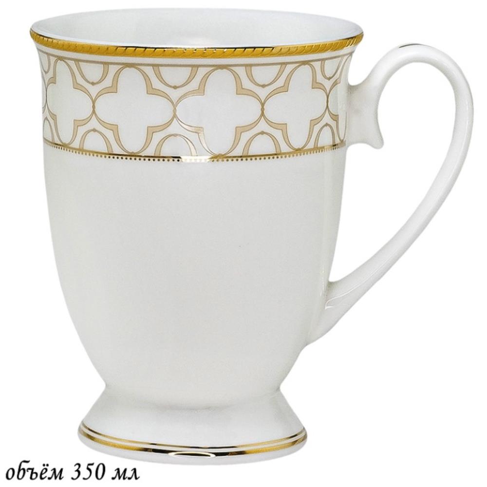 145-336 Кружка 350 мл  ЖОЗЕФИНА в под.уп.(х36) Костяной фарфор