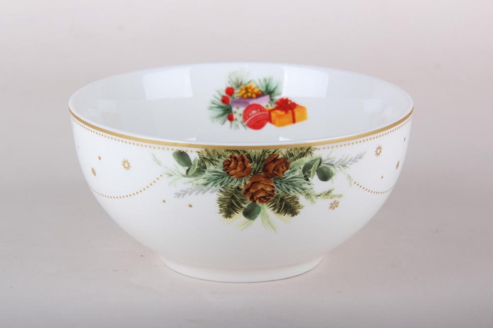 Новогоднее волшебство Салатник 14см/610мл  кратно 6