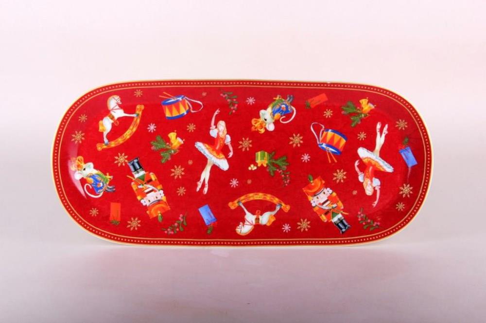 Щелкунчик и мышиный король Блюдо овальное 33х15см  кратно 6