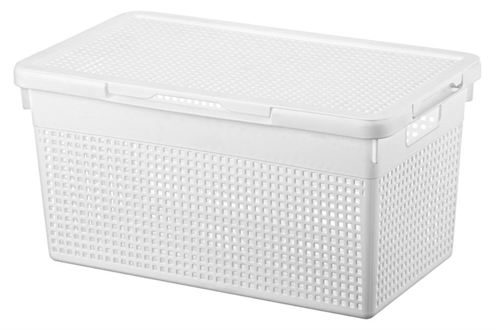 Корзина с крышкой 21 л 45,5*26,5*23,5 см Корзина с крышкой 21 л 45,5*26,5*23,5 см