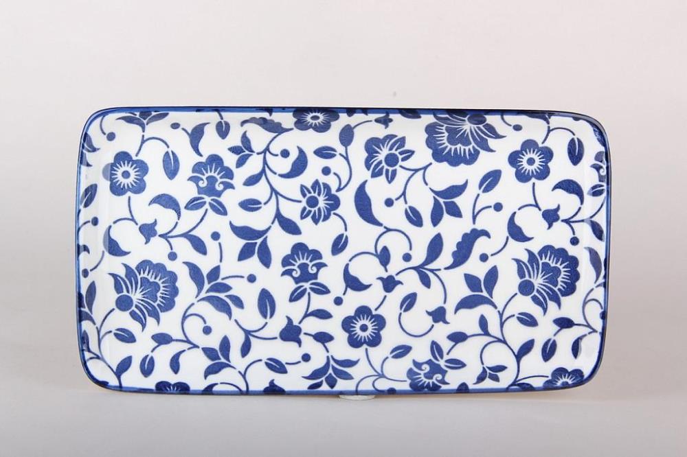 Celestia Блюдо сервировочное 23х12.5х2см  фарфор кратно 8