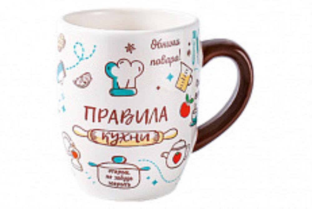 Кружка керам 350 мл Правила кухни ТМ Appetite Кружка керам 350 мл Правила кухни ТМ Appetite