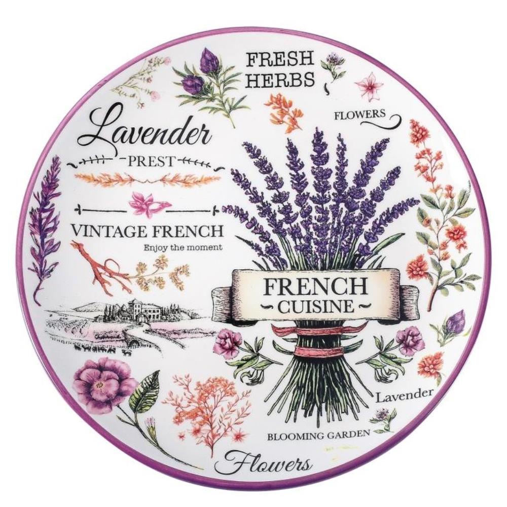 Тарелка керам 24см плоская Эдем ТМ Appetite