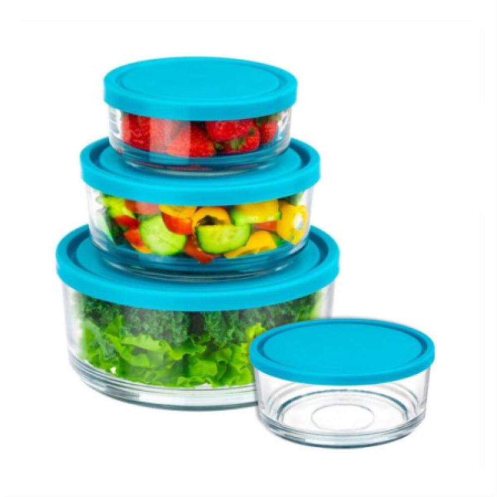 Набор форм для хранения продуктов ABAN PLUS 4 пр. (1500; 840;420; 210 мл) Г/К