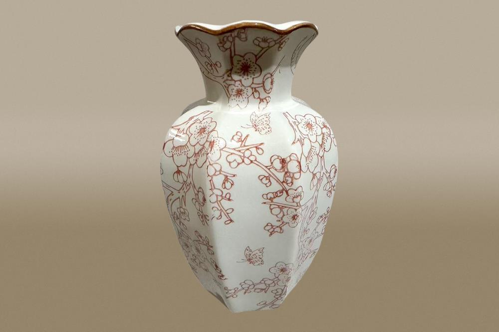 Ваза для цветов 13.5х24см фарфор кратно 1 Ваза для цветов 13.5х24см фарфор кратно 1