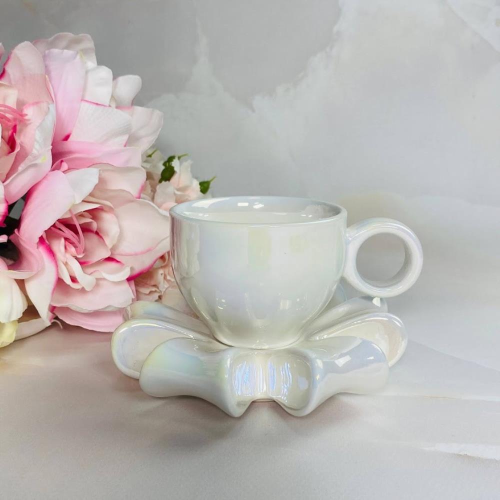 164-085 Чашка 220мл с блюдцем в под.уп.(х24)Фарфор