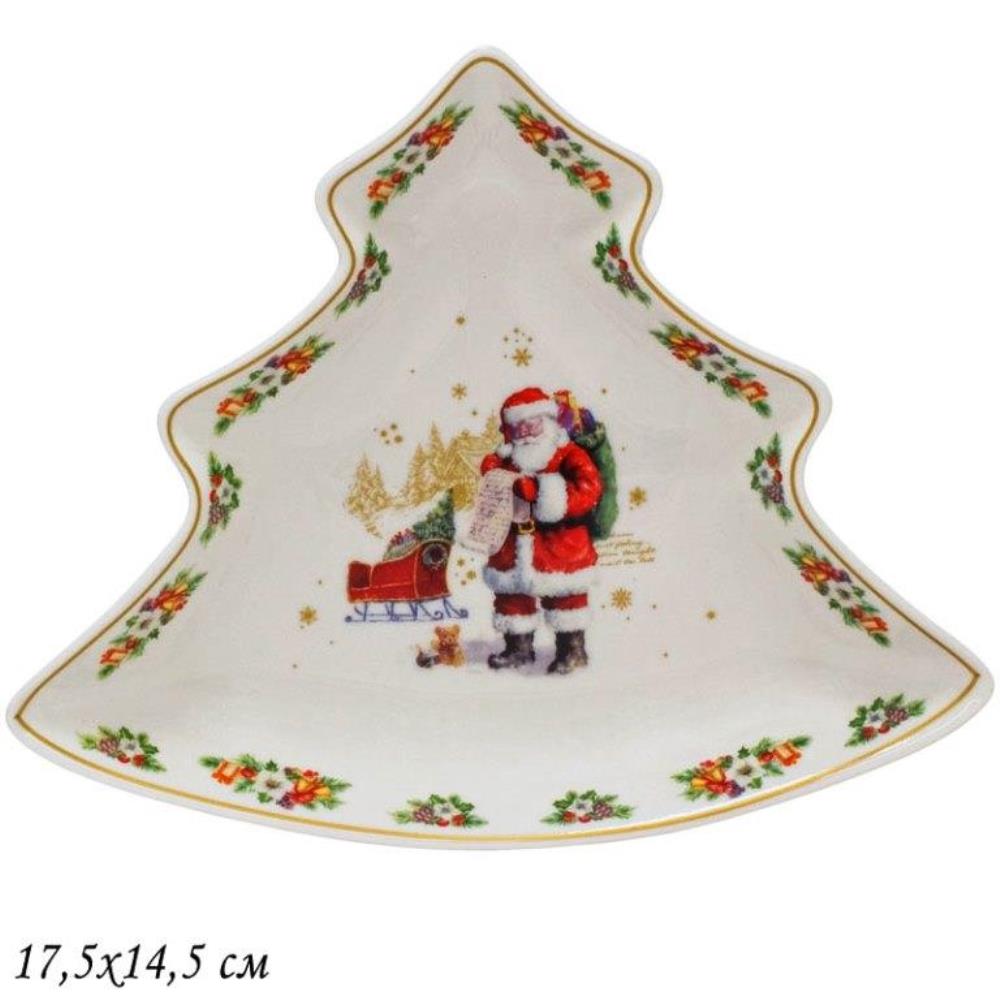 205-286 Блюдо 17,5х14,5 см  НОВЫЙ ГОД в под.уп.(х48)Фарфор 205-286 Блюдо 17,5х14,5 см  НОВЫЙ ГОД в под.уп.(х48)Фарфор