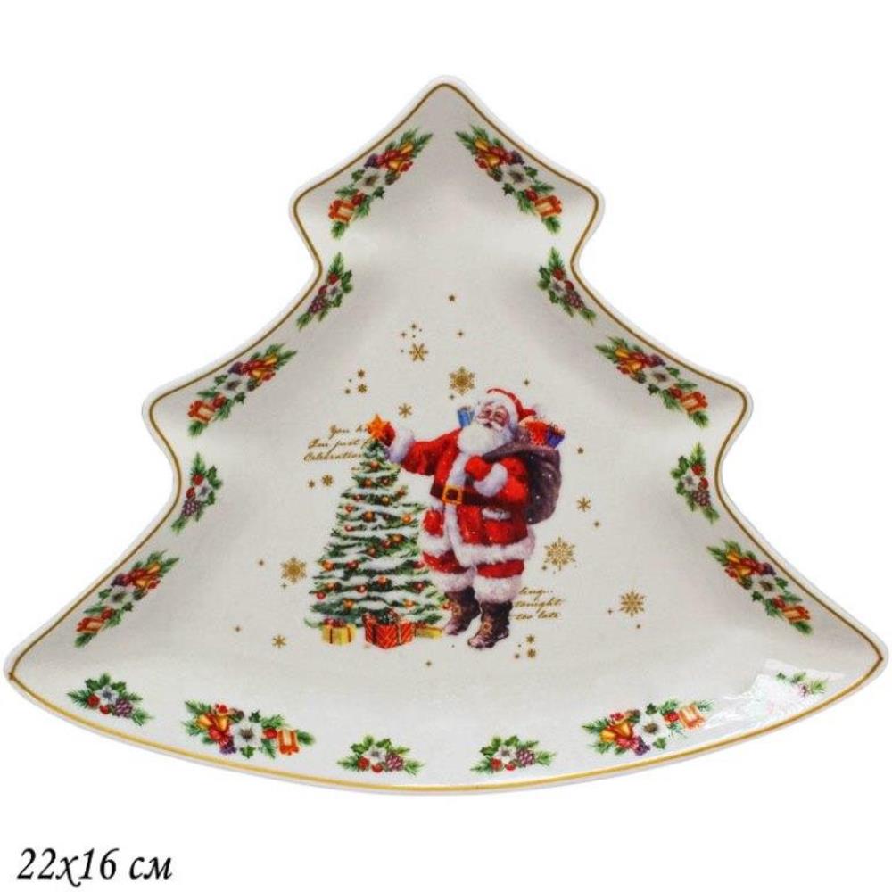 205-287 Блюдо 21х25 см  НОВЫЙ ГОД в под.уп.(х24)Фарфор 205-287 Блюдо 21х25 см  НОВЫЙ ГОД в под.уп.(х24)Фарфор