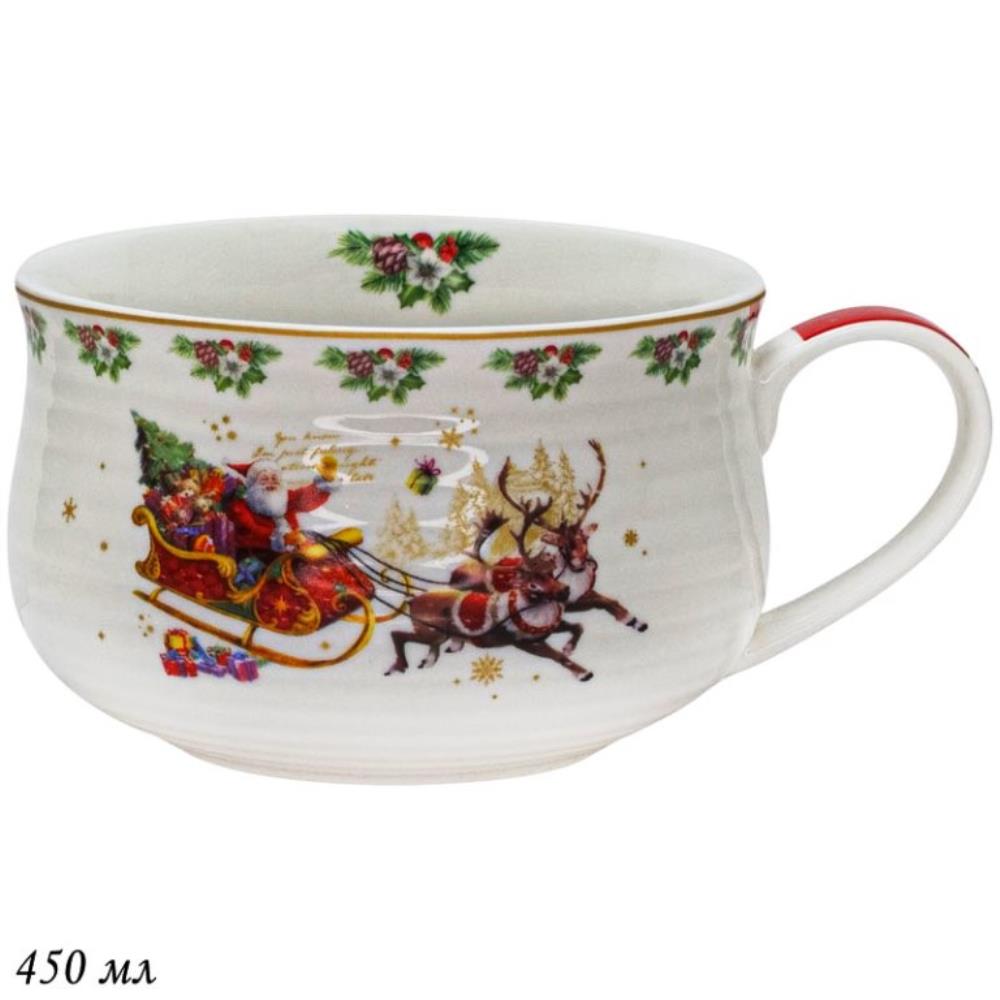 205-296 Бульонница 450 мл  НОВЫЙ ГОД в под.уп.(х24)Фарфор 205-296 Бульонница 450 мл  НОВЫЙ ГОД в под.уп.(х24)Фарфор