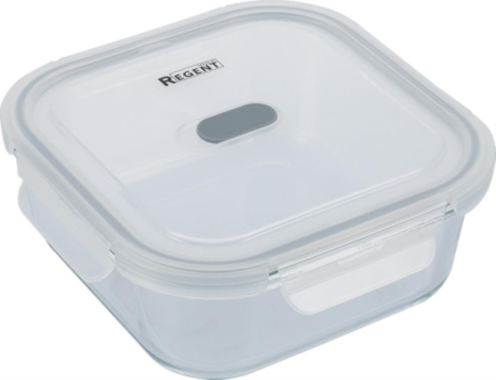 64-221200 Квадратный стеклянный контейнер с крышкой 1200 мл Linea Desco 64-221200 Квадратный стеклянный контейнер с крышкой 1200 мл Linea Desco