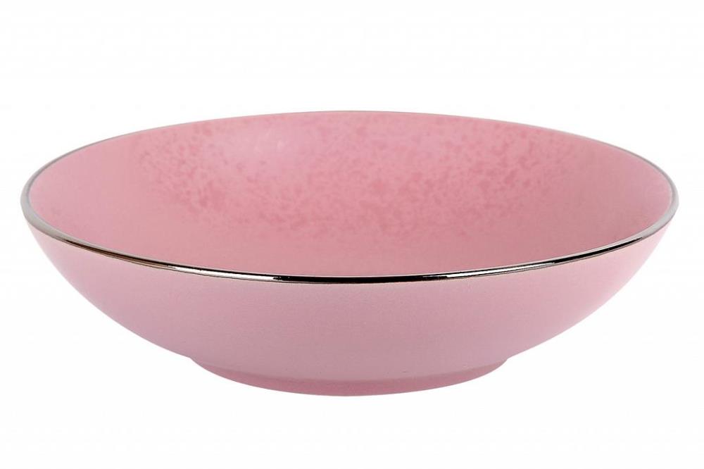 Тарелка глубокая 20см/800мл Elite pink