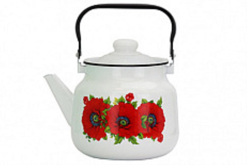 Чайник эмал 3,5л с рис