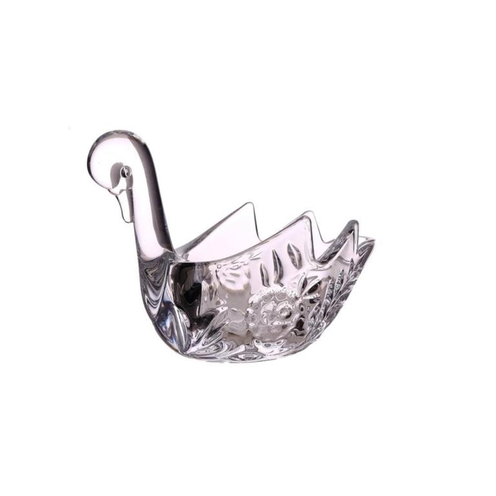 Crystalite Bohemia Конфетница лебедь 18 см