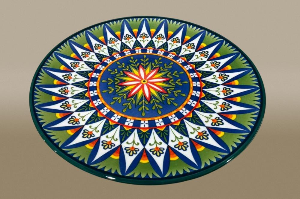 Тарелка десертная 20см  фарфор кратно 10