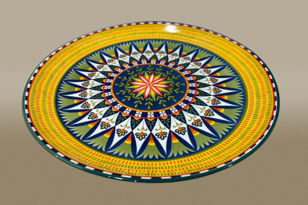 Тарелка обеденная 26см  фарфор кратно 5